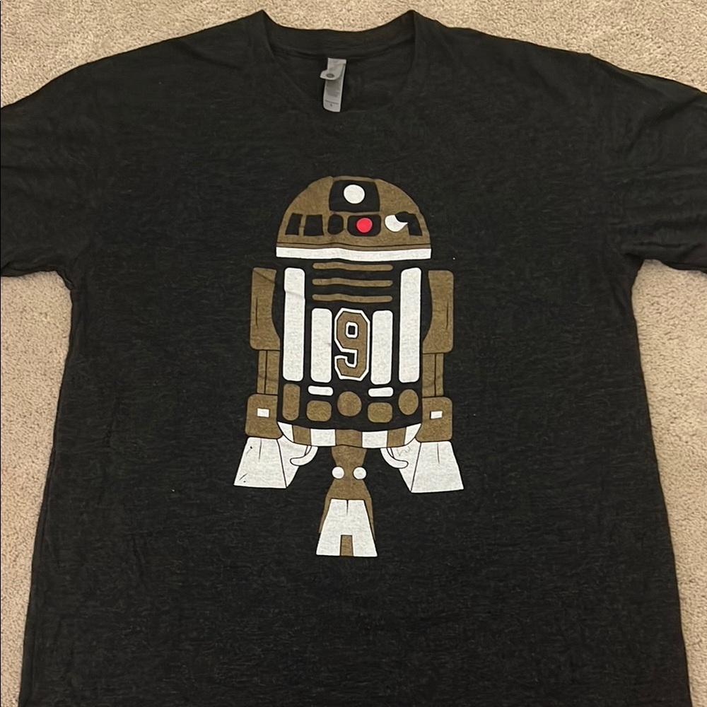 New Orleans Saints R2-D2 Drew Brees #9 Next Level T-shirt